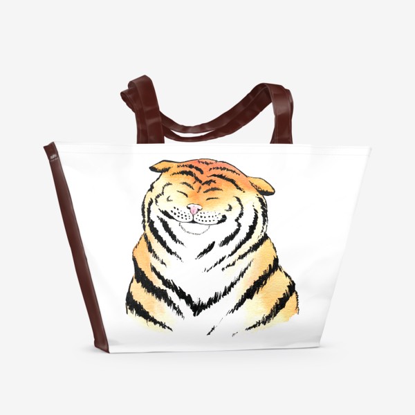 Пляжная сумка «Довольный тигр»