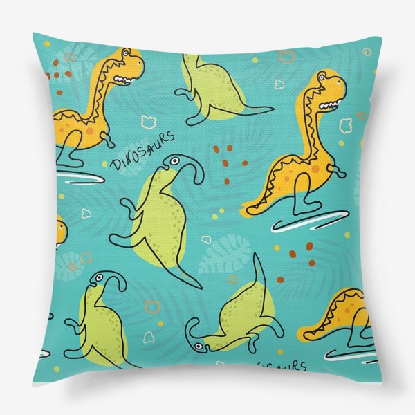 Подушка « «Динозавры»»