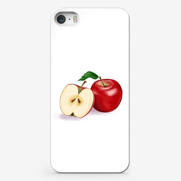 Чехол iPhone «Красное яблоко»