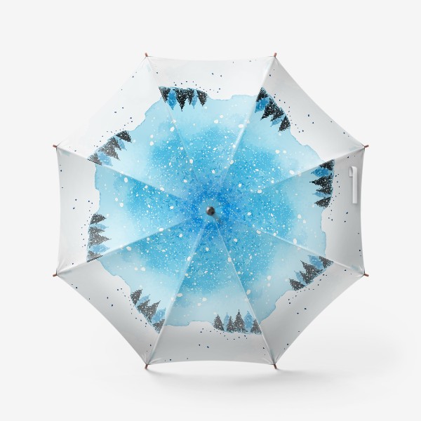 Зонт «Зимний пейзаж»