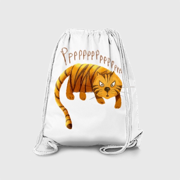 Рюкзак «Новый год - Год тигра - Прикольный тигр - Рррррр »