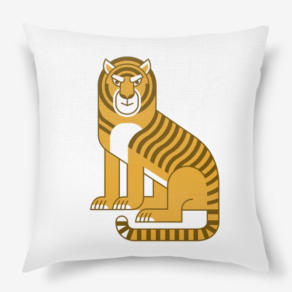 Подушка «Сидящий тигр. Символ 2022 года по Лунному календарю»