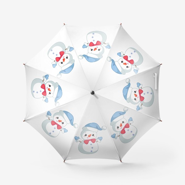 Зонт «Снеговик»