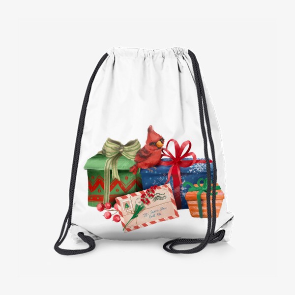 Рюкзак «Новогодняя елка, подарки»