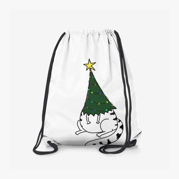 Рюкзак «Кот под колпаком. Новогодняя елка»