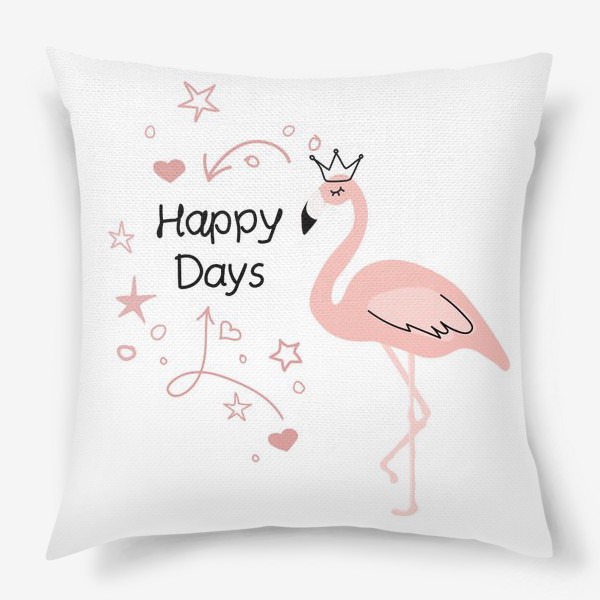 Подушка « «Фламинго»»