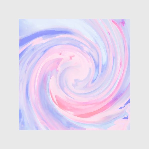 Скатерть «Абстракция нежная розово-голубая»