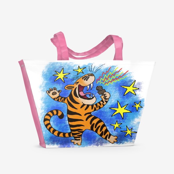 Пляжная сумка «диско тигр»