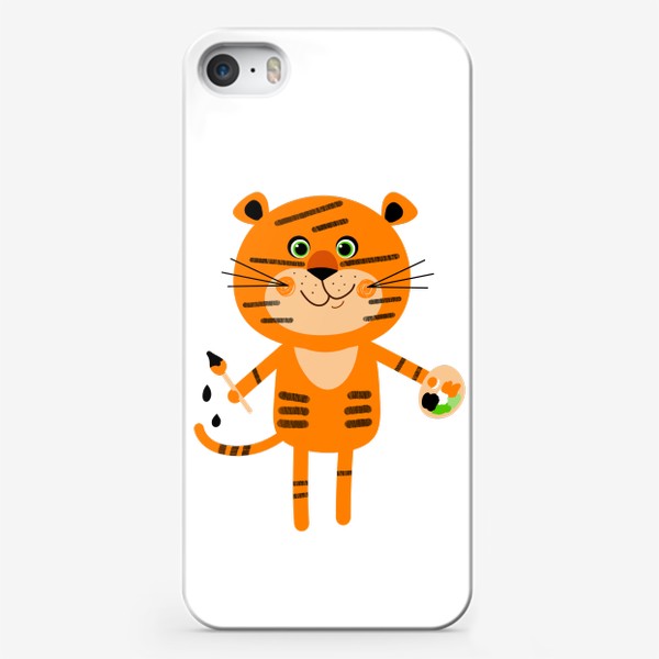 Чехол iPhone «Тигр-художник »
