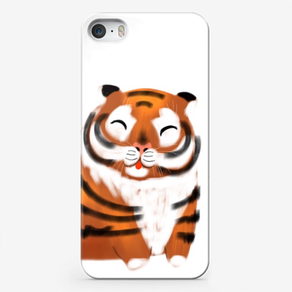 Чехол iPhone «Тигр толстячок»