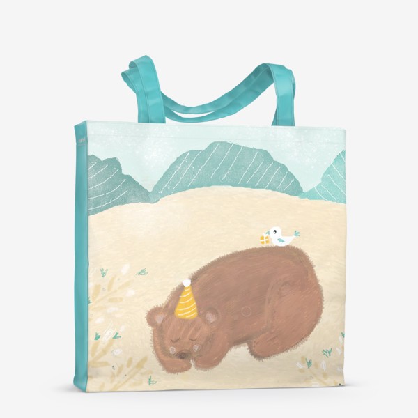 Сумка-шоппер «День рождение медвежонка»