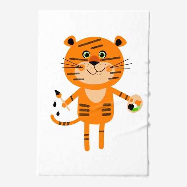 Полотенце «Тигр-художник »