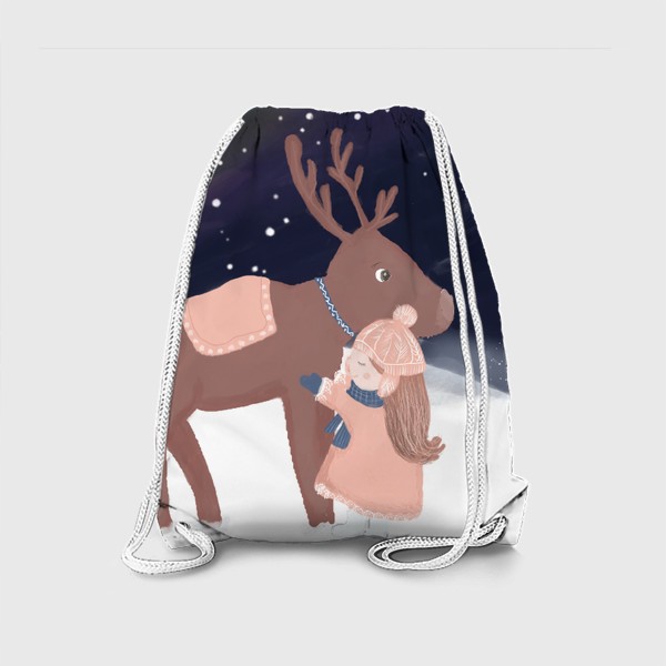 Рюкзак «Девочка с оленем»