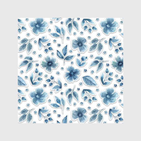 Скатерть «Синие цветы»