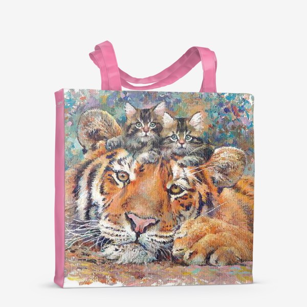 Сумка-шоппер «Тигр и котята»