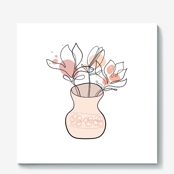 Холст « «Цветы в вазе»»