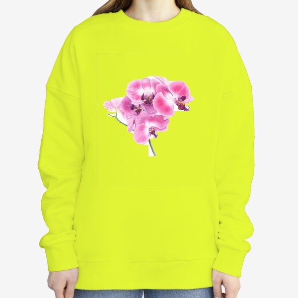 Свитшот «Розовая орхидея»