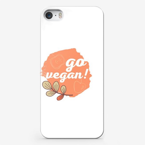 Чехол iPhone «Go vegan»