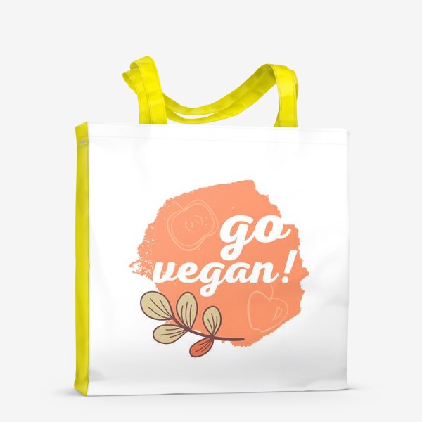 Сумка-шоппер «Go vegan»