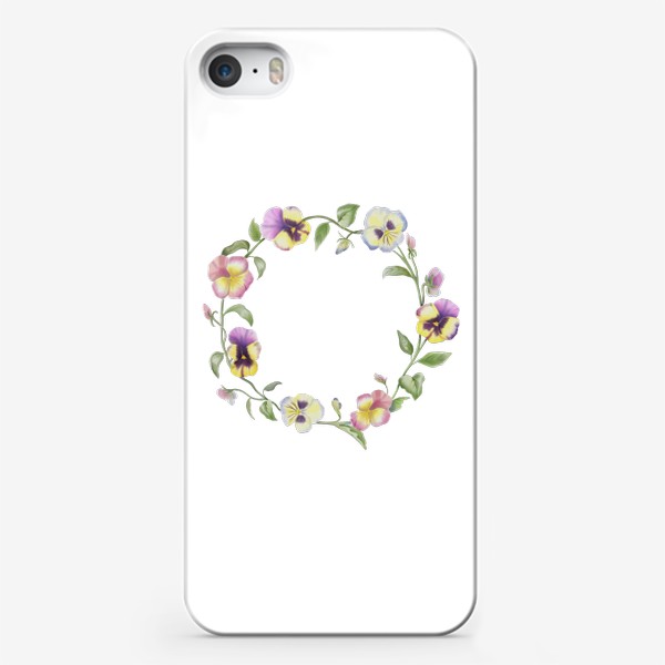 Чехол iPhone «Цветочный венок»