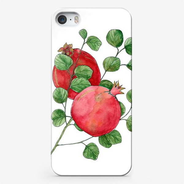 Чехол iPhone «Гранат эвкалипи »