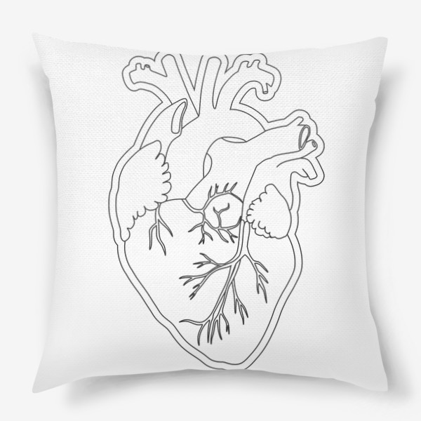 Подушка «Анатомическое сердце»