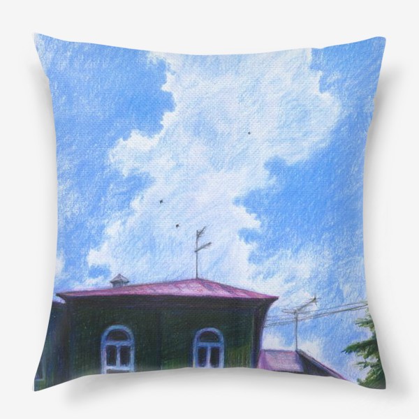 Подушка «Июльское небо, или Летом на даче»