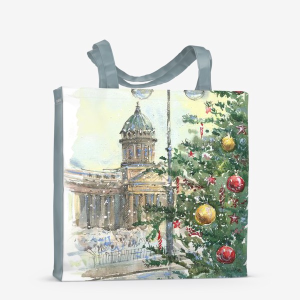 Сумка-шоппер «Новогодний Казанский собор»