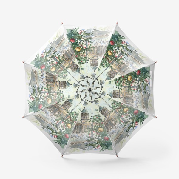 Зонт «Новогодний Казанский собор»