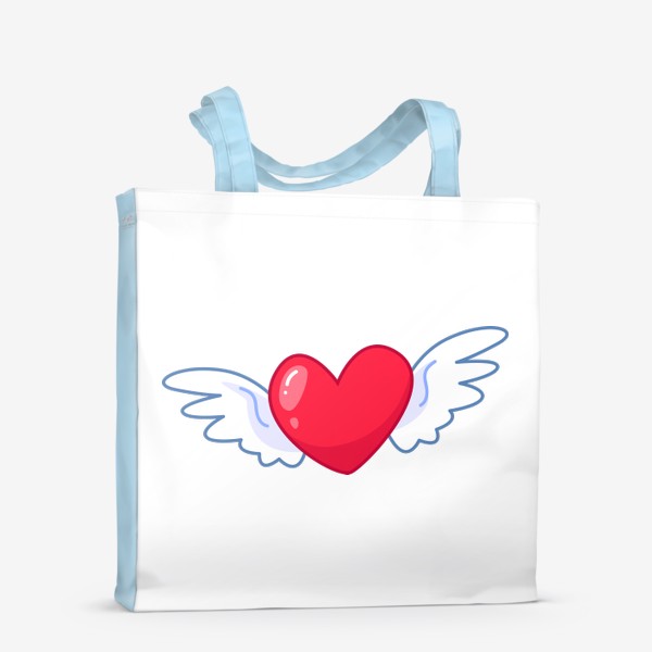 Сумка-шоппер «Сердце с крыльями»