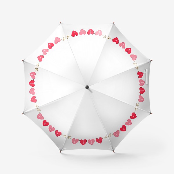 Зонт «Надпись на гирлянде»
