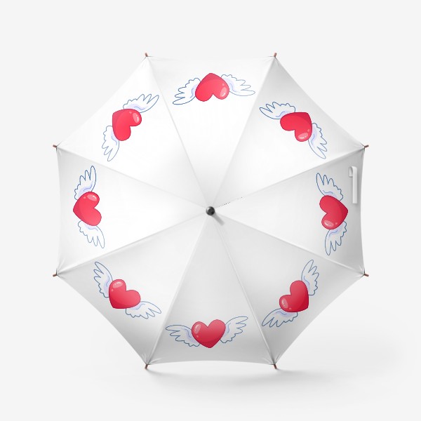 Зонт «Сердце с крыльями»