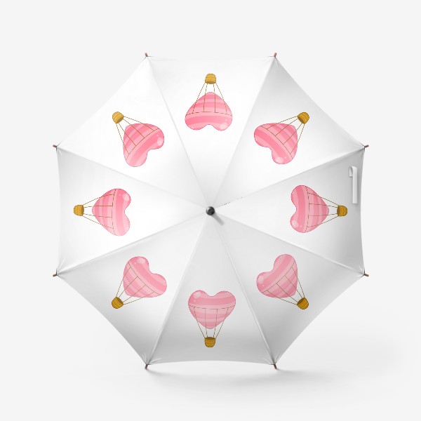 Зонт «Аэростат в виде сердца»