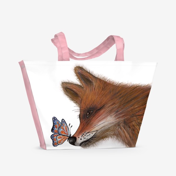 Пляжная сумка «рыжая лиса»