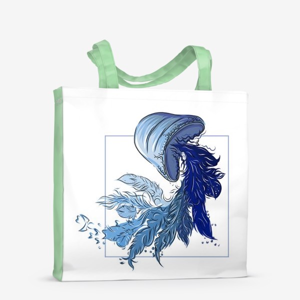 Сумка-шоппер «Jellyfish in the feathres»