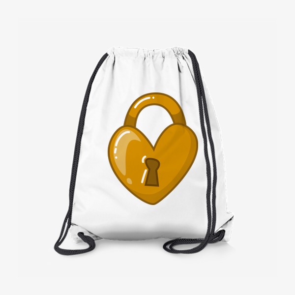 Рюкзак «Золотой замок в форме сердца»