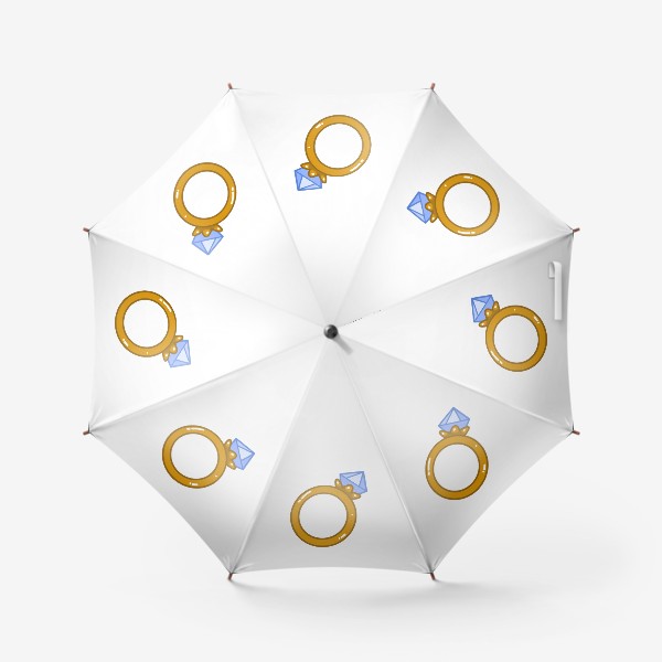 Зонт «Кольцо с бриллиантом»