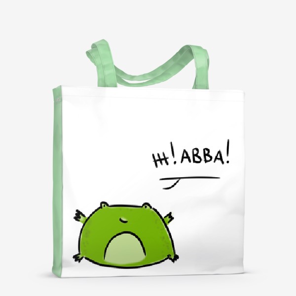 Сумка-шоппер «Ж!Абба. Веселая жаба»