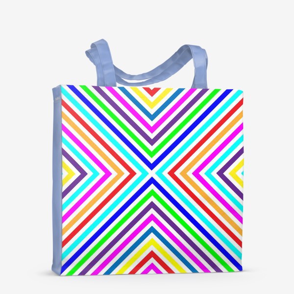 Сумка-шоппер &laquo;Цветные треугольники&raquo;