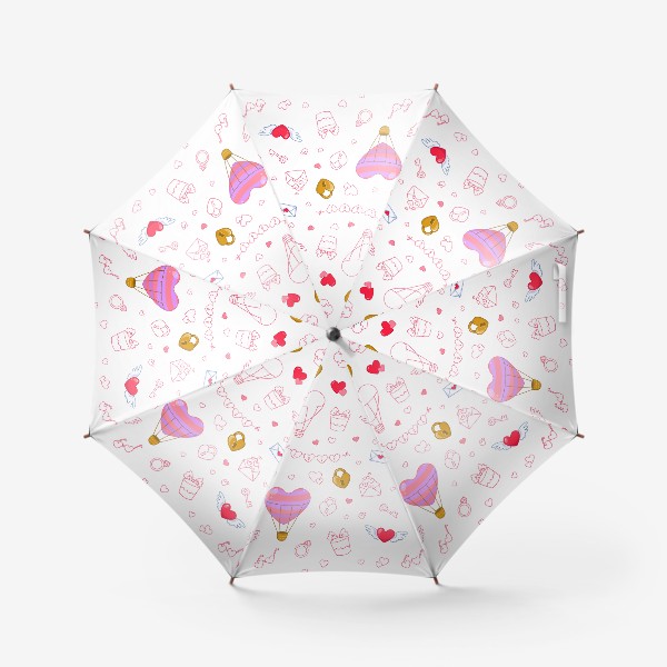 Зонт «День святого валентина»