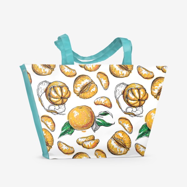Пляжная сумка «Сладкие Мандарины»