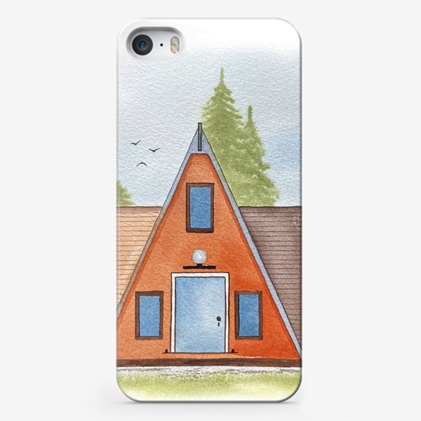 Чехол iPhone «Оранжевый дом»