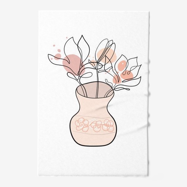 Полотенце « «Цветы в вазе»»