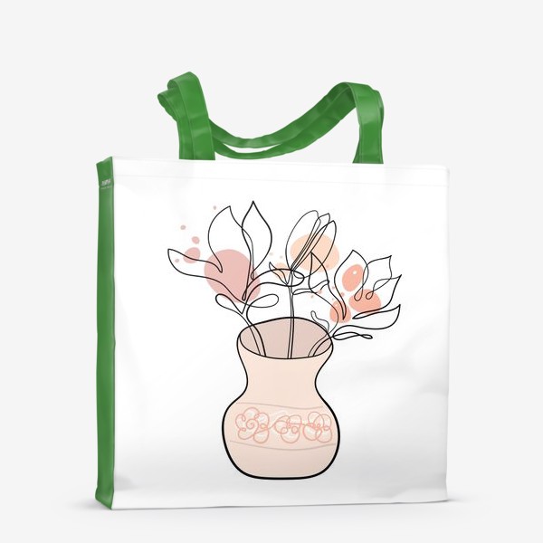 Сумка-шоппер « «Цветы в вазе»»