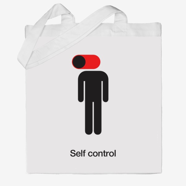 Сумка хб «Самоконтроль. Self control»