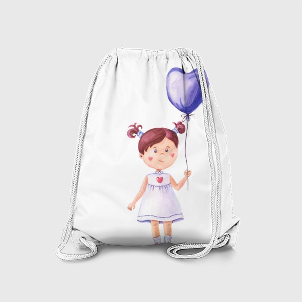 Рюкзак «Девочка с шариком. День влюбленных»