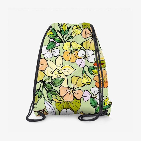 Рюкзак «герань цветы»