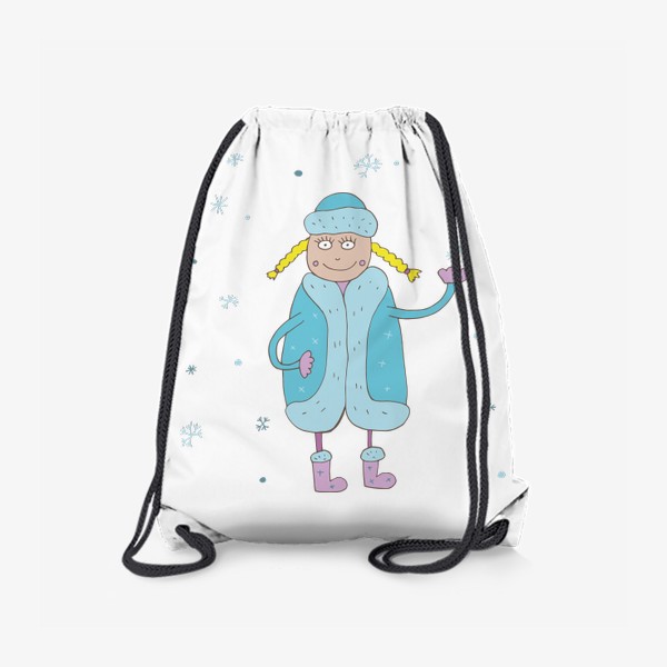 Рюкзак «Снегурочка и снегопад»