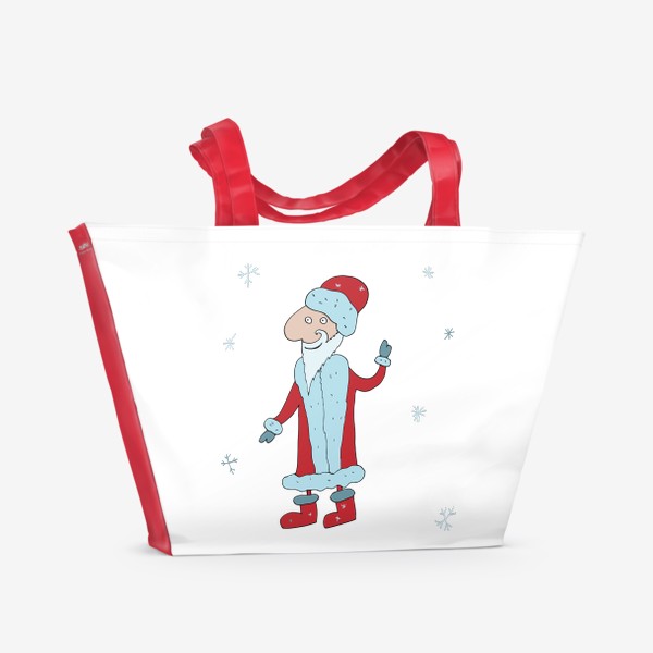 Пляжная сумка «Санта клаус»