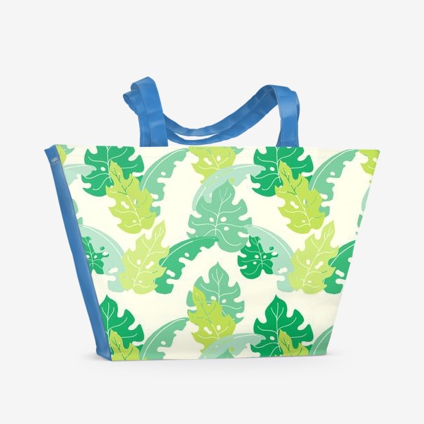 Пляжная сумка «Пальмовая ветвь, пальмовые листья»